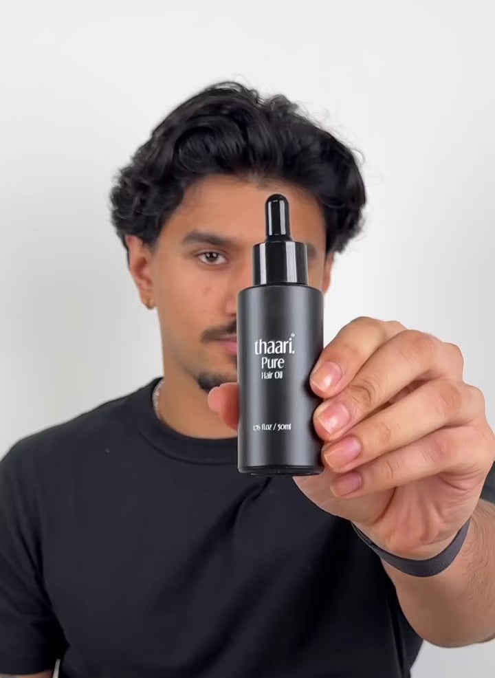 Load video: Pure Hair Oil - Black